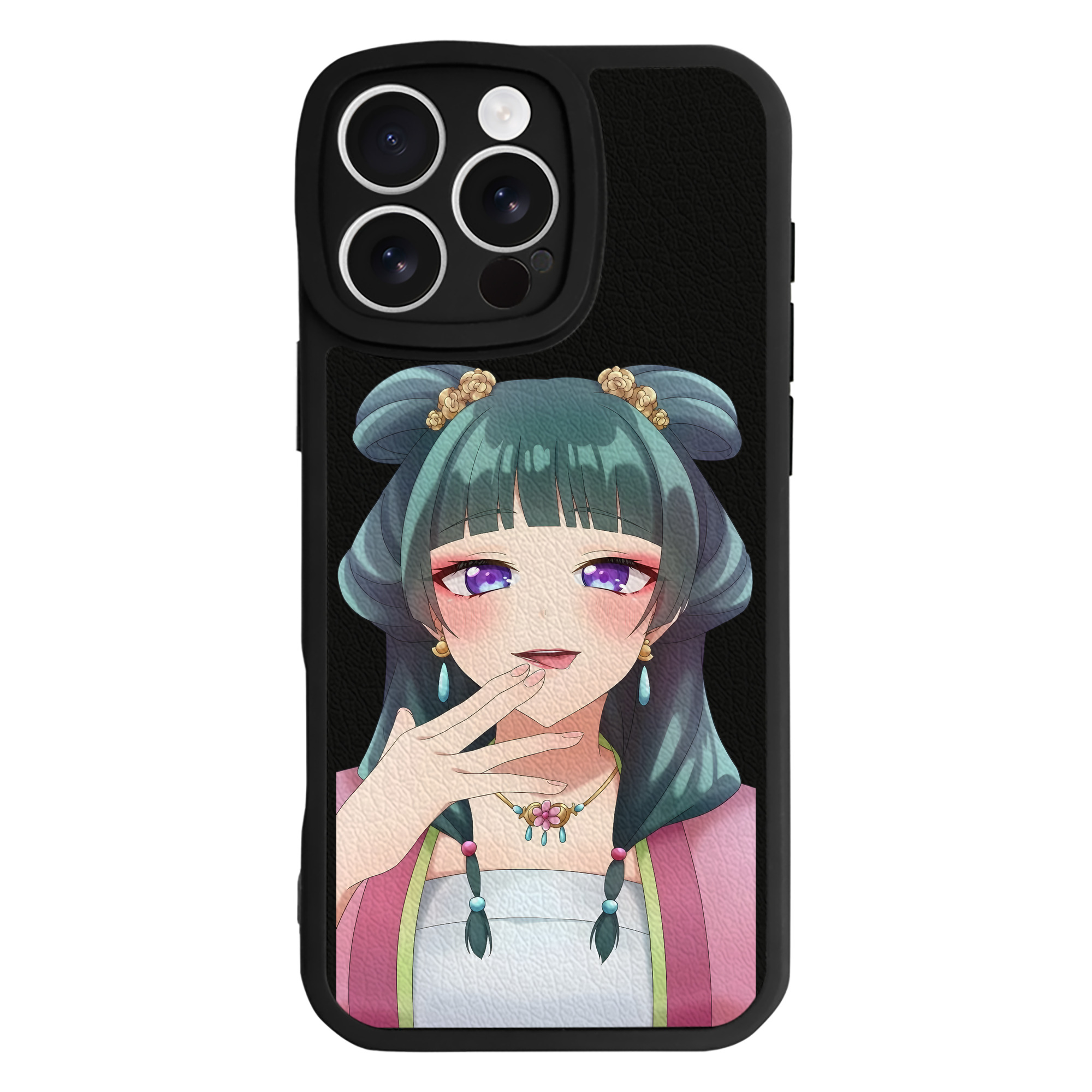 薬屋のひとりごと The Apothecary Diaries 【iPhone 16シリーズ対応】シリコンスマホケース（レザー調） 材質：シリコン